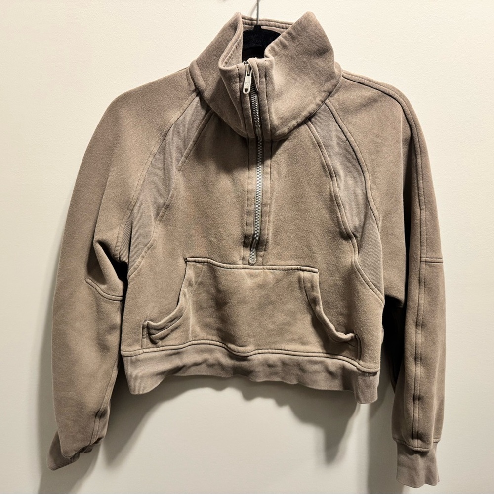 Lululemon Scuba Oversized Half Zip Funnel-Neck